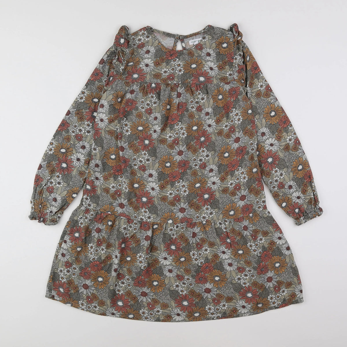 Vertbaudet - robe vert - 10 ans