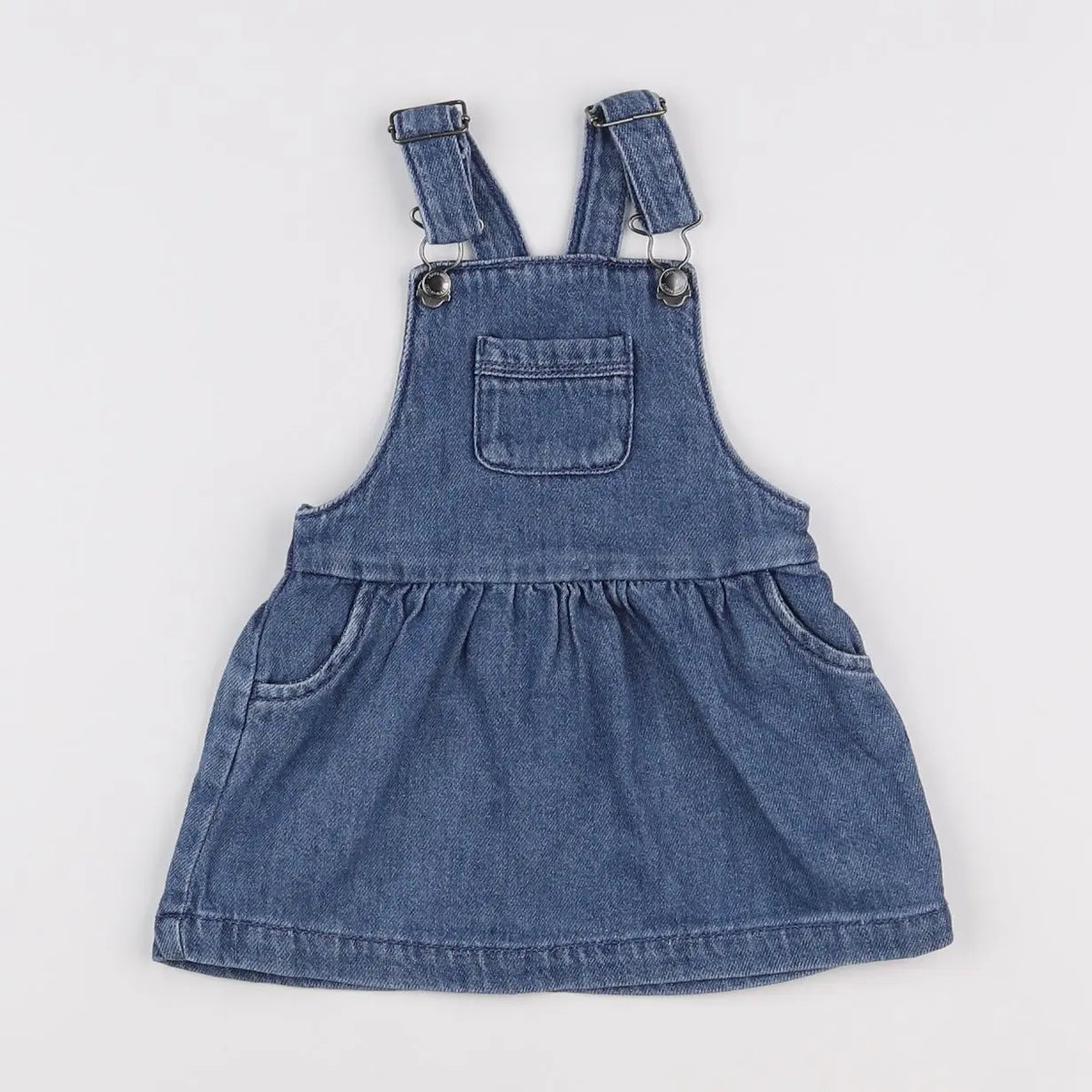 Vertbaudet - robe bleu - 12 mois