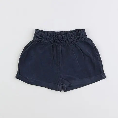 Vertbaudet - short bleu - 9 mois