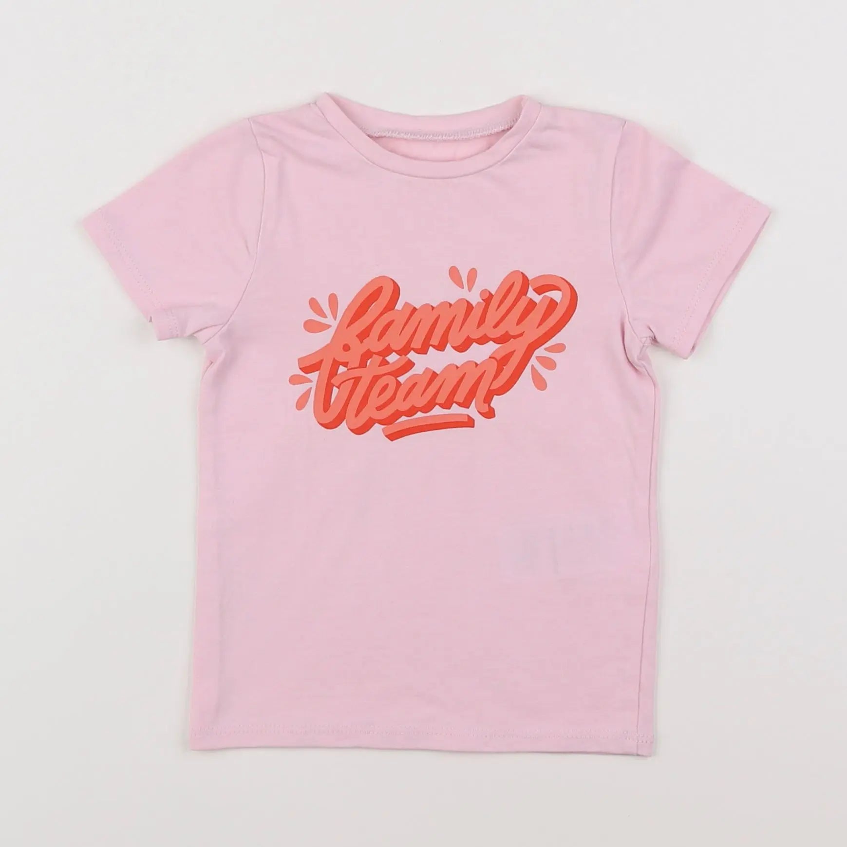 Vertbaudet - tee-shirt rose - 9 mois