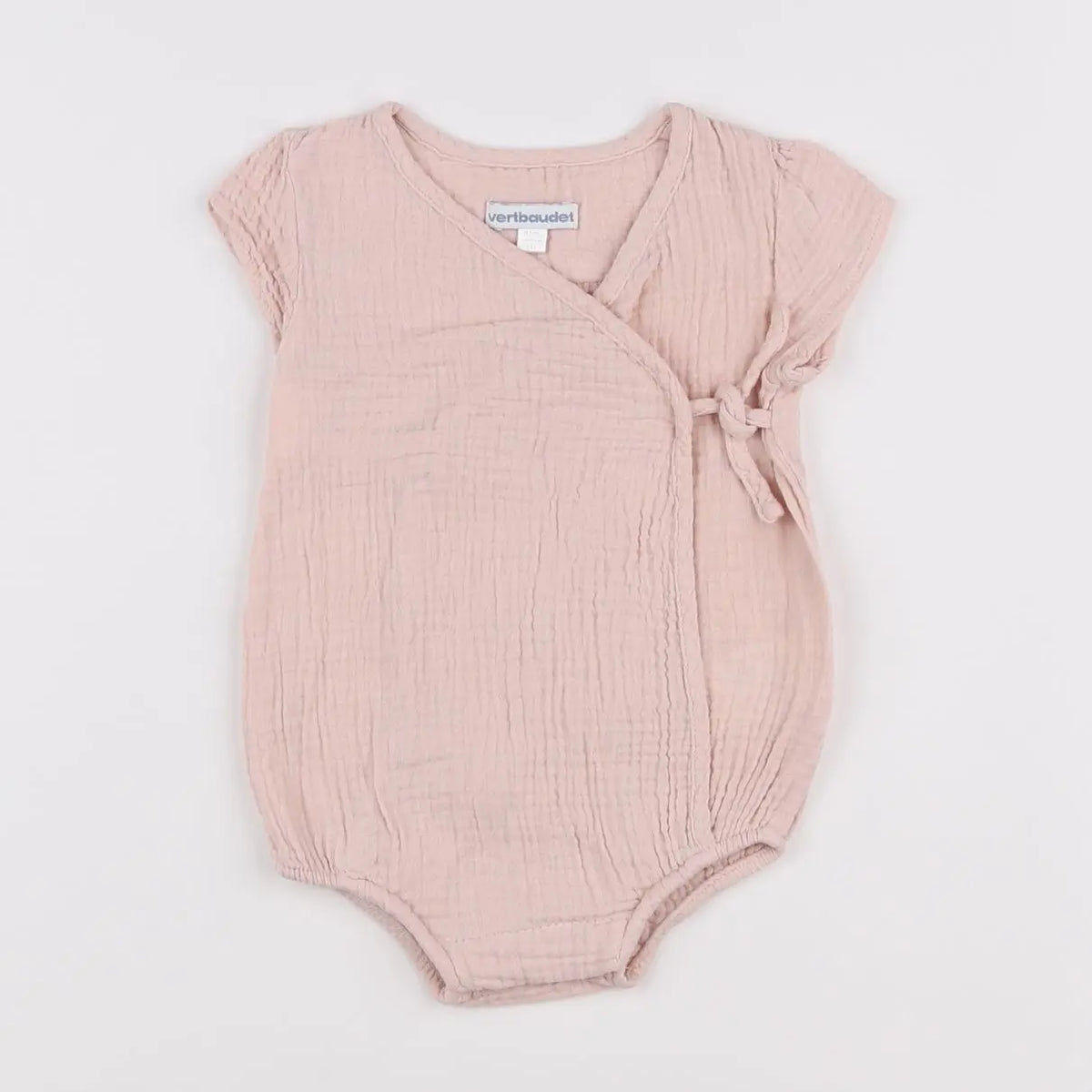 Vertbaudet - combinaison rose - 6 mois