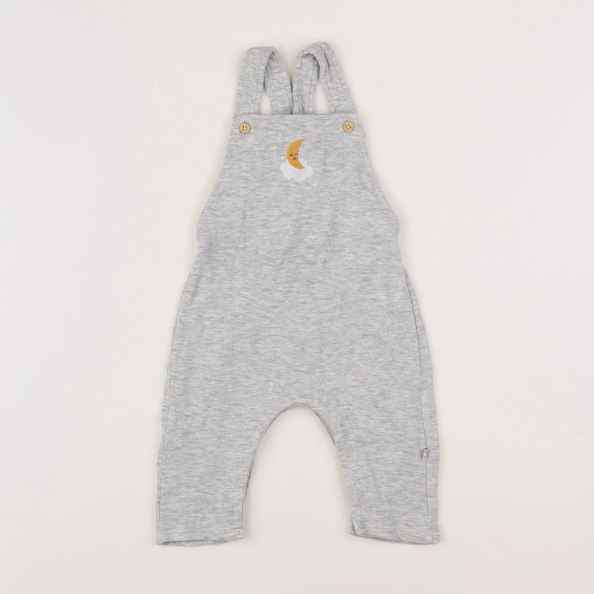 Vertbaudet - salopette gris - 3 mois
