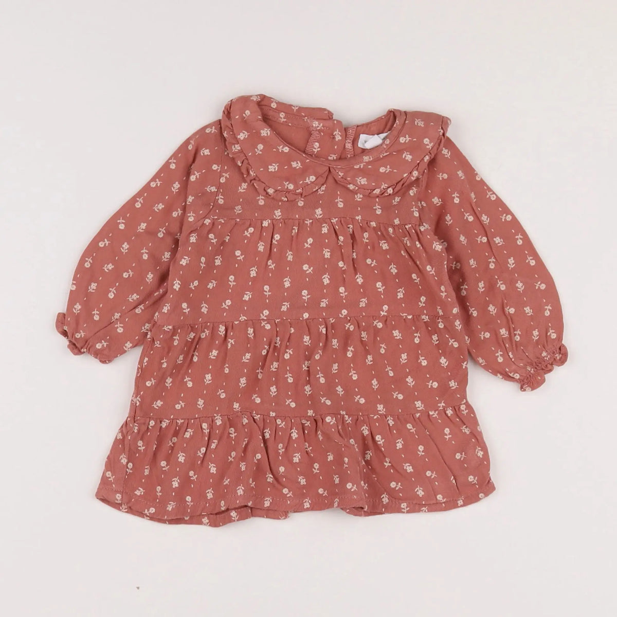 Vertbaudet - robe marron - 3 mois