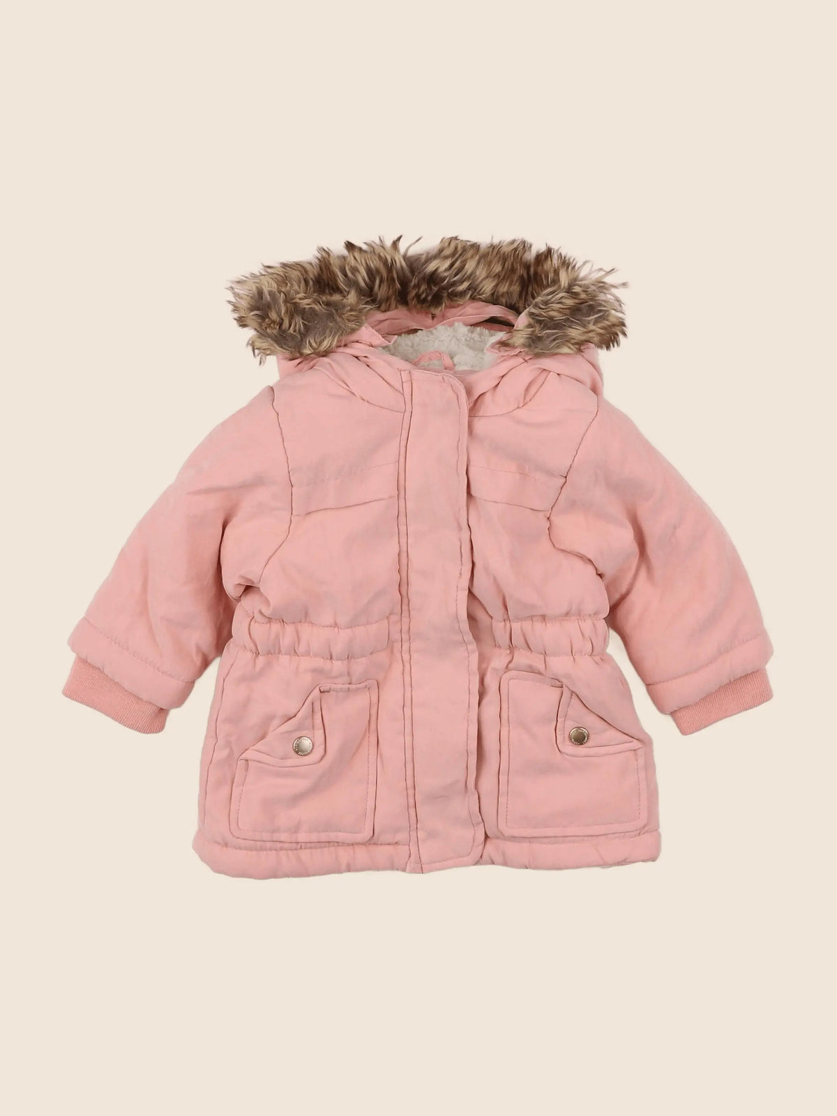 Vertbaudet - parka rose - 6 mois