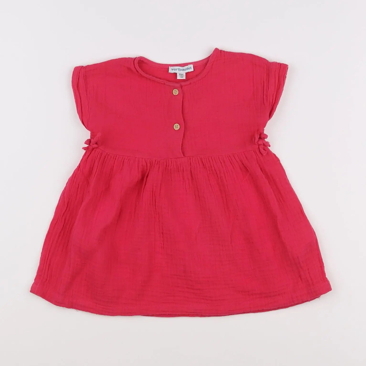 Vertbaudet - robe rose - 18 mois