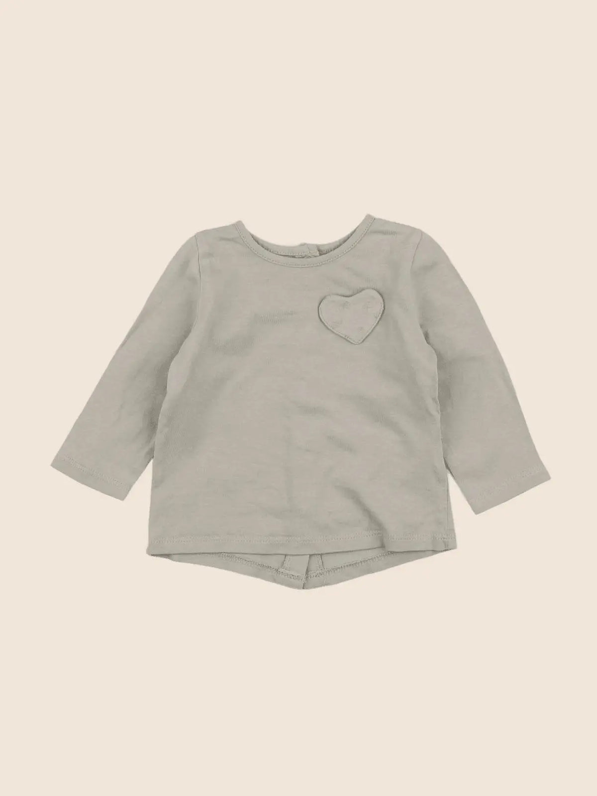 Vertbaudet - tee-shirt vert, or - 3 mois