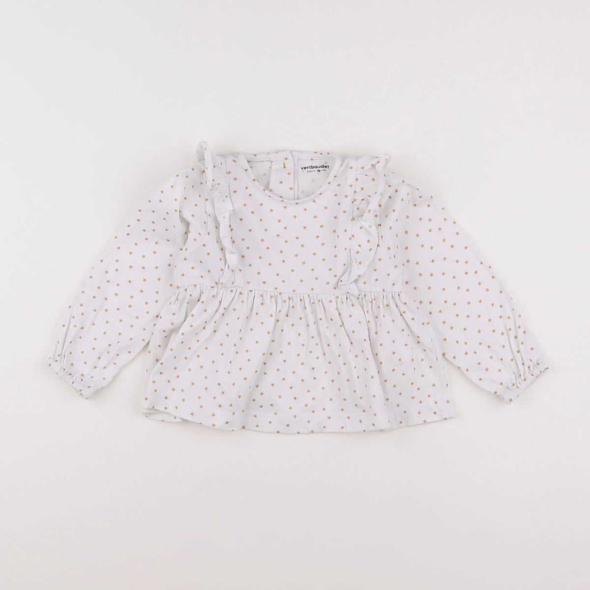 Vertbaudet - tee-shirt blanc - 2 ans