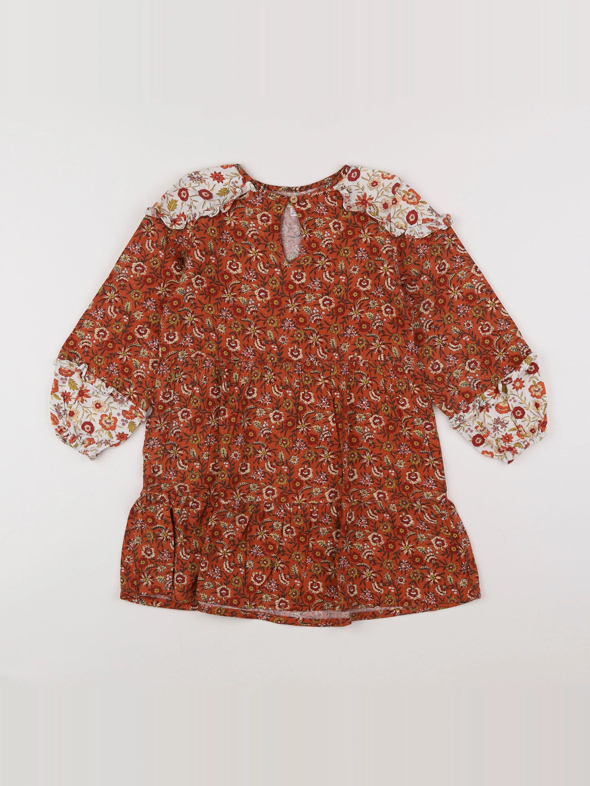 Vertbaudet - robe multicolore - 6 ans
