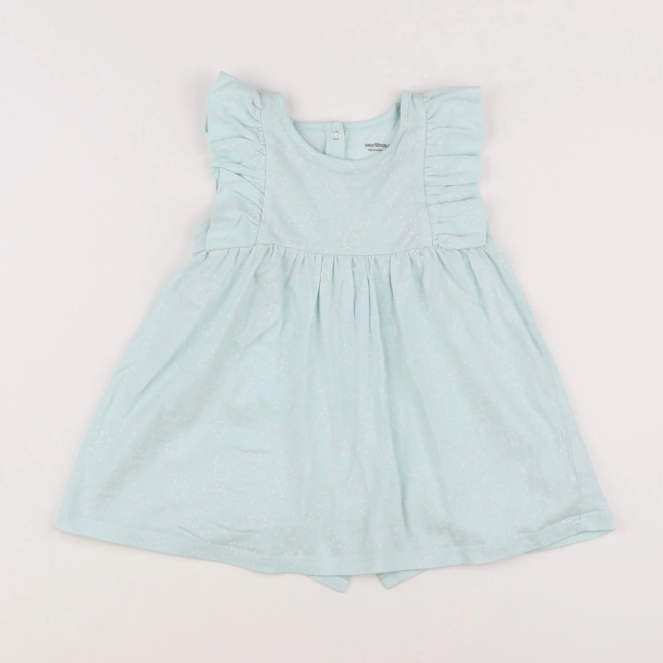 Vertbaudet - robe bleu - 18 mois