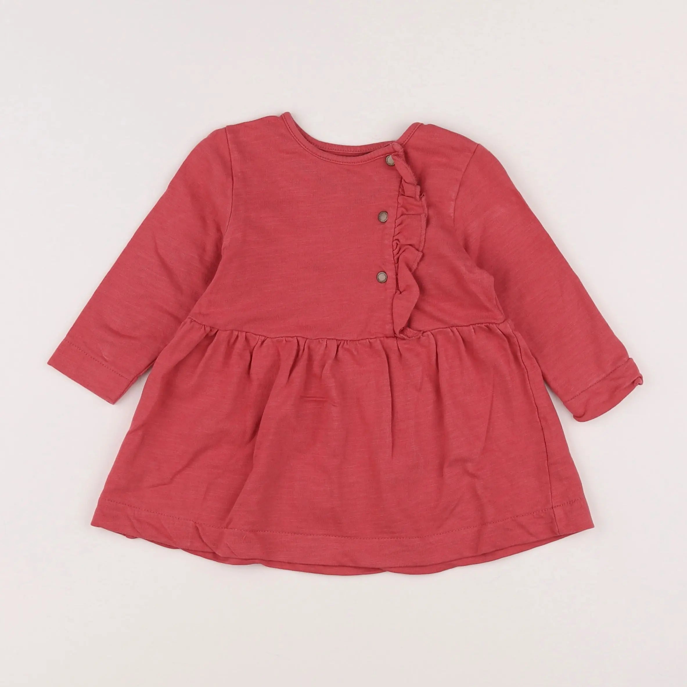 Vertbaudet - robe rose - 12 mois