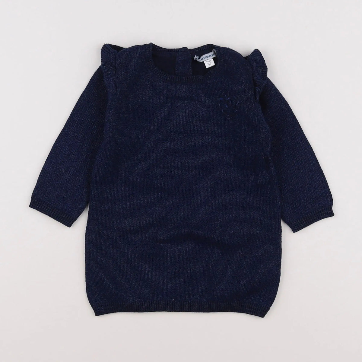 Vertbaudet - robe bleu - 9 mois