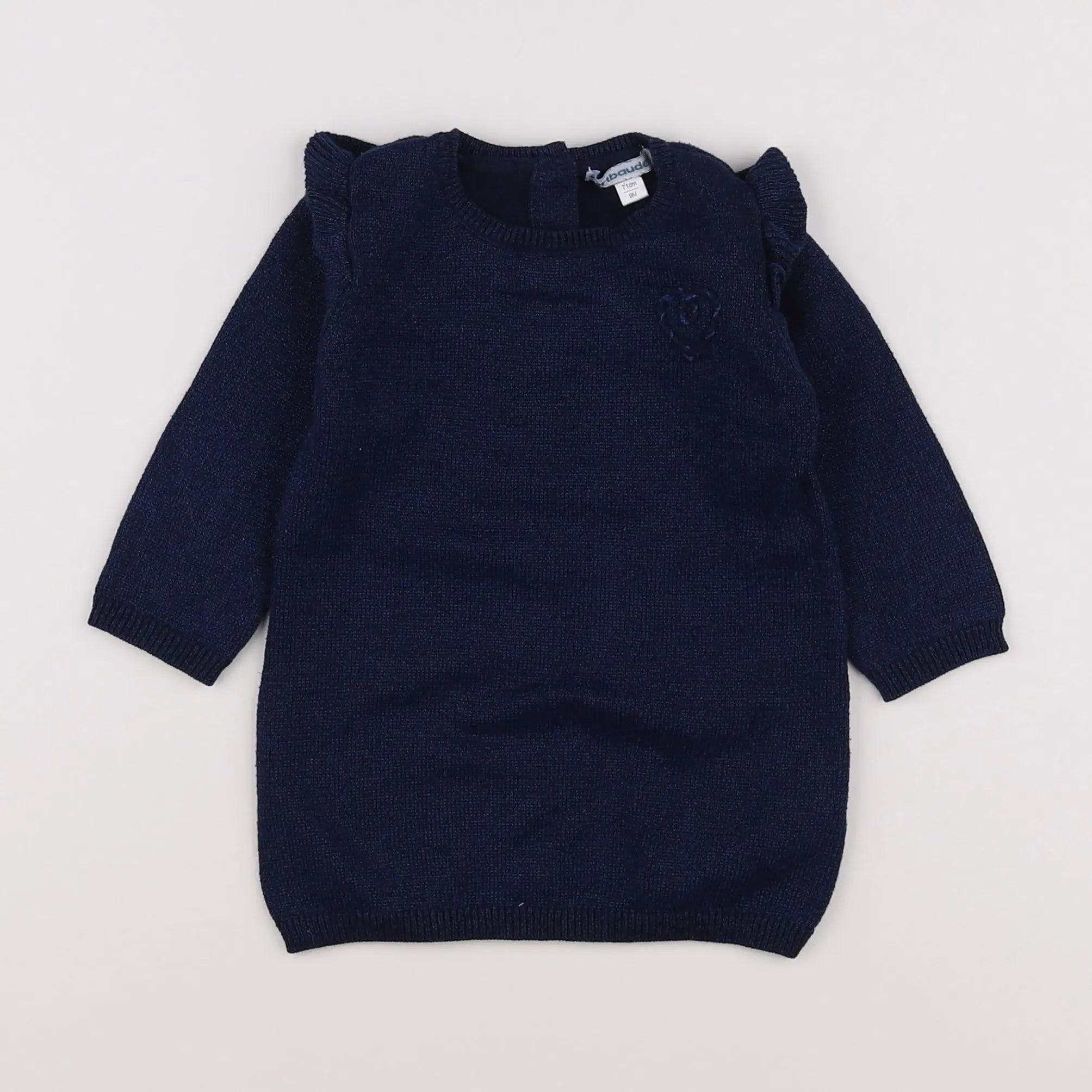 Vertbaudet - robe bleu - 9 mois