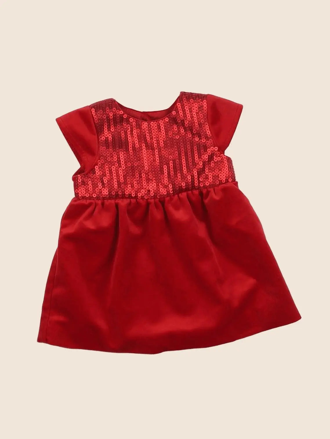 Vertbaudet - robe rouge - 3 mois