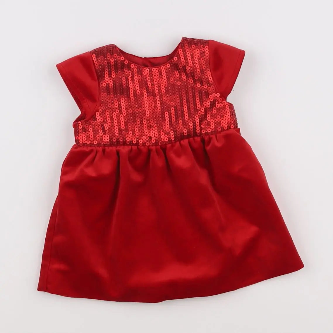 Vertbaudet - robe rouge - 3 mois