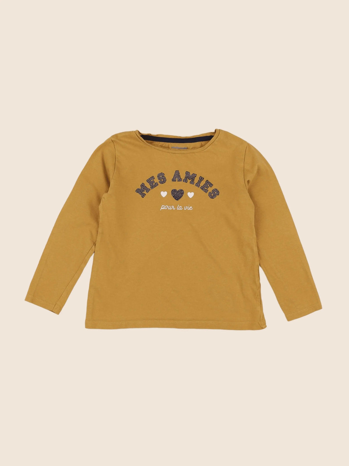 Vertbaudet - tee-shirt jaune - 5 ans