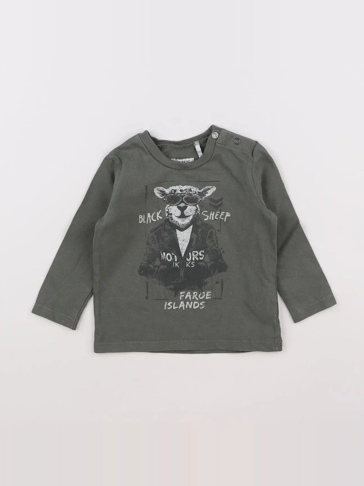 IKKS - tee-shirt vert - 6 mois