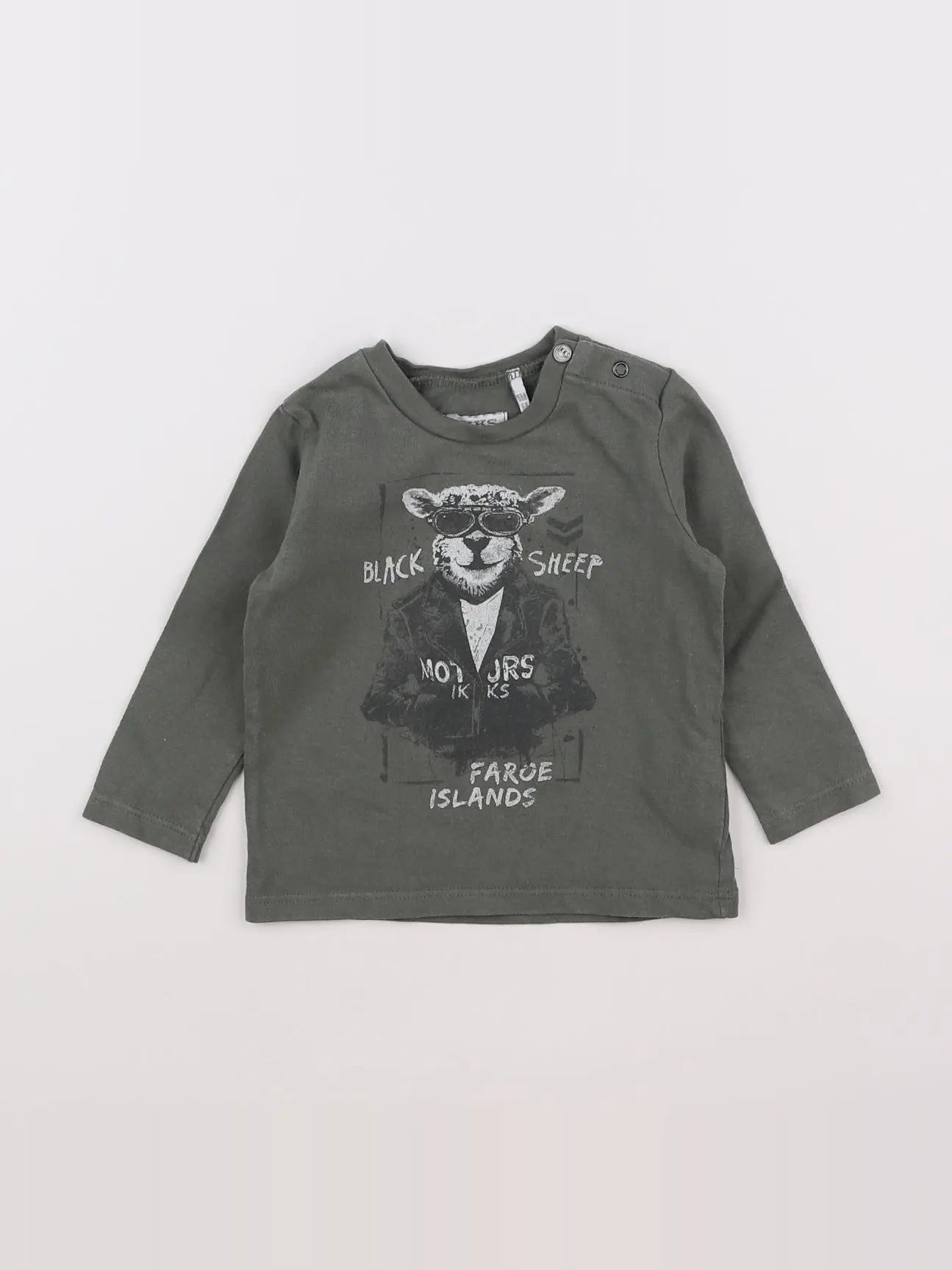 IKKS - tee-shirt vert - 6 mois