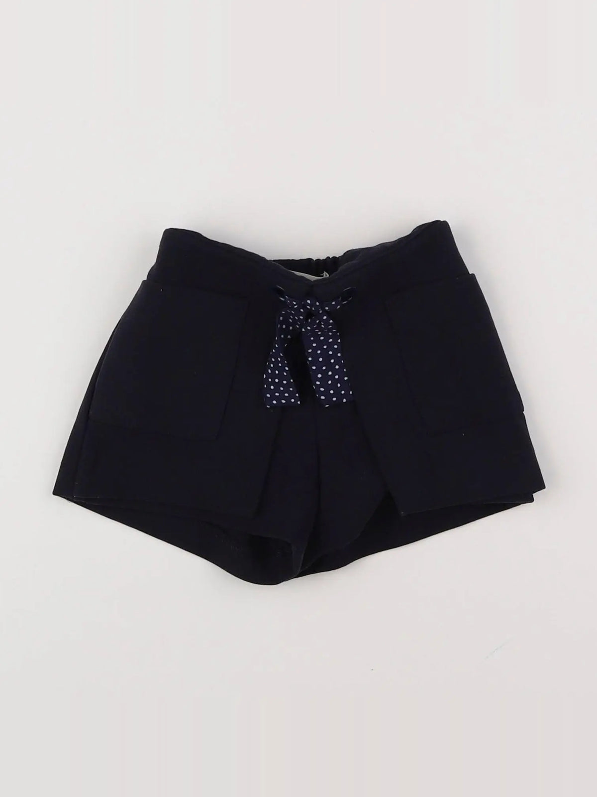 Zara - short bleu, blanc - 6/9 mois