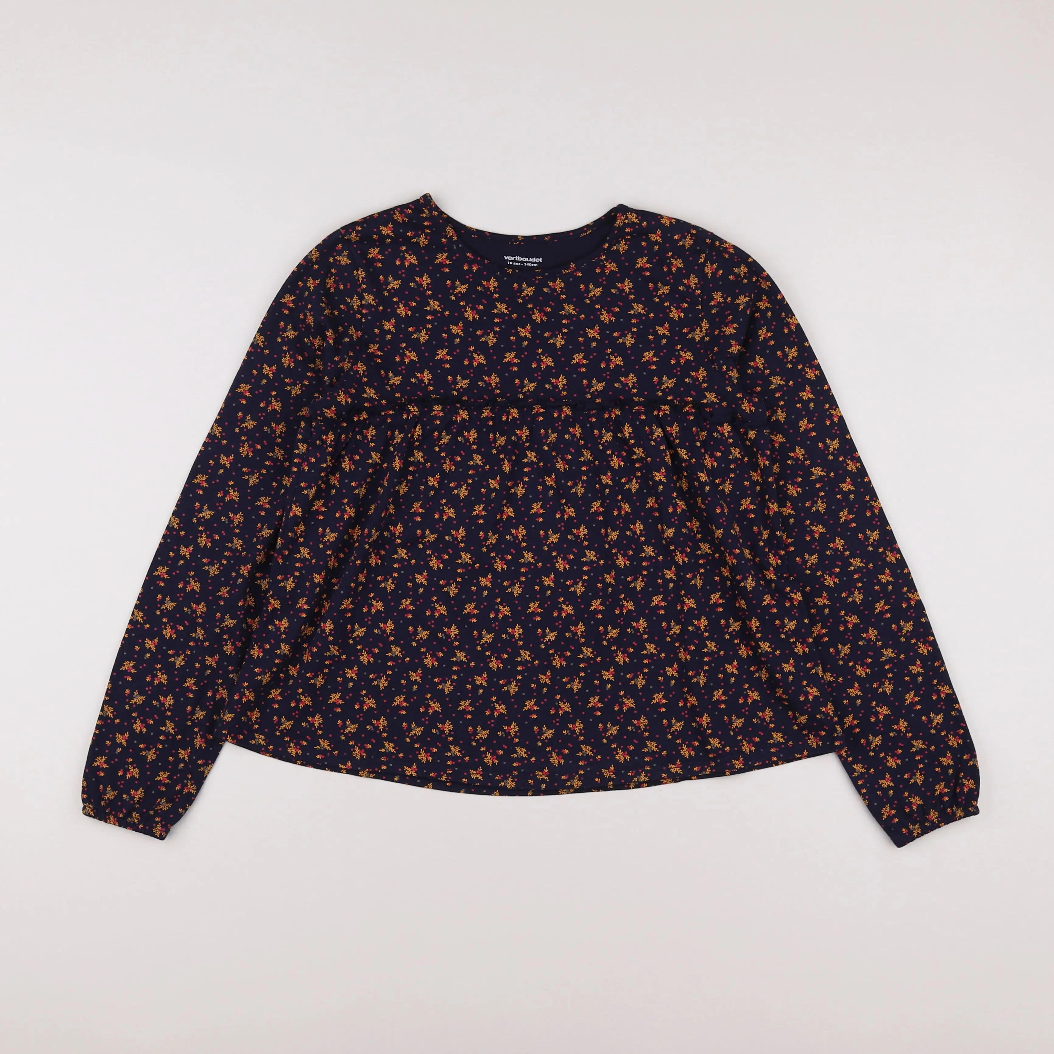Vertbaudet - tee-shirt multicolore, noir - 10 ans