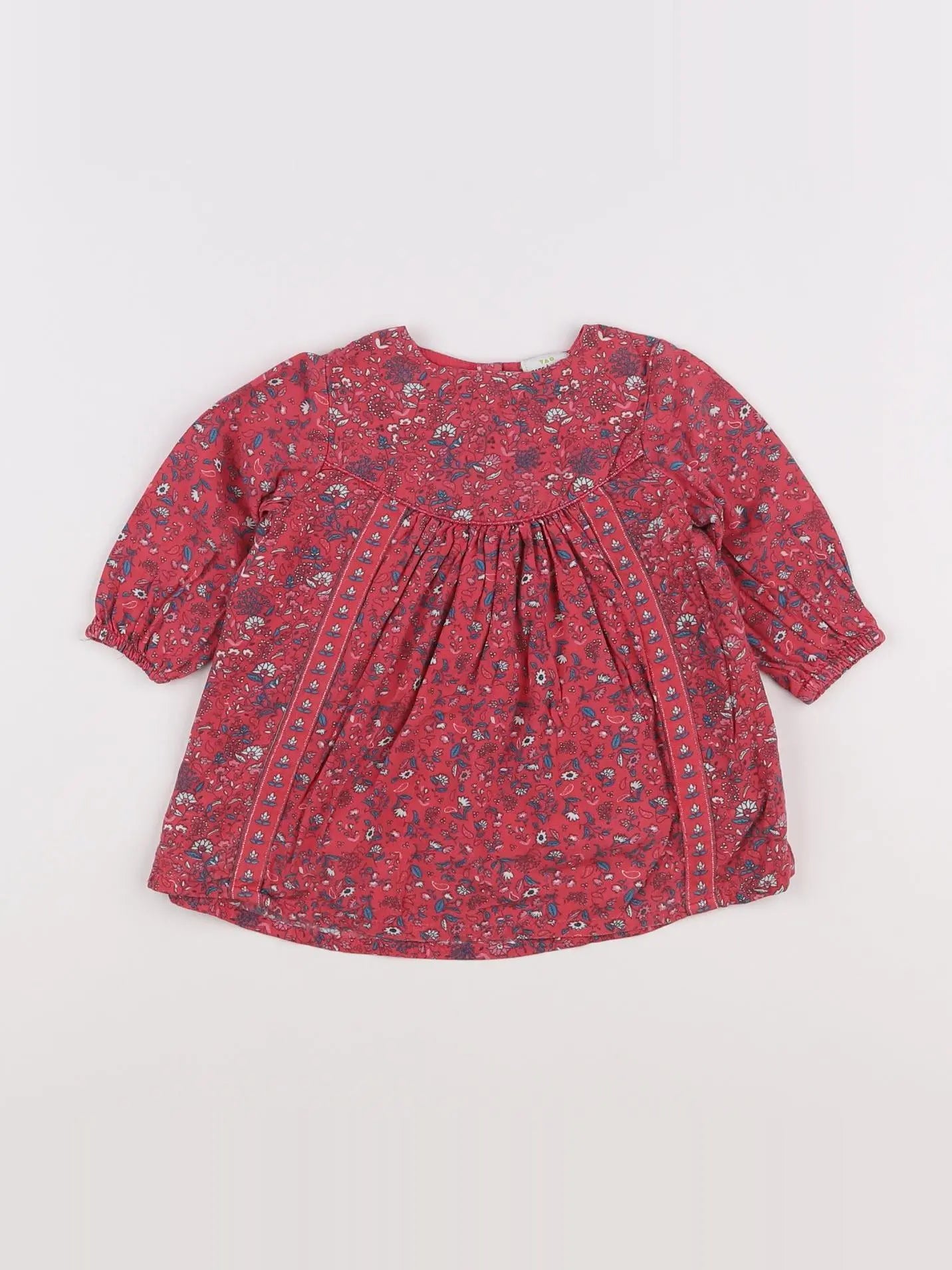 Tape à l'oeil - robe rose, bleu - 6 mois