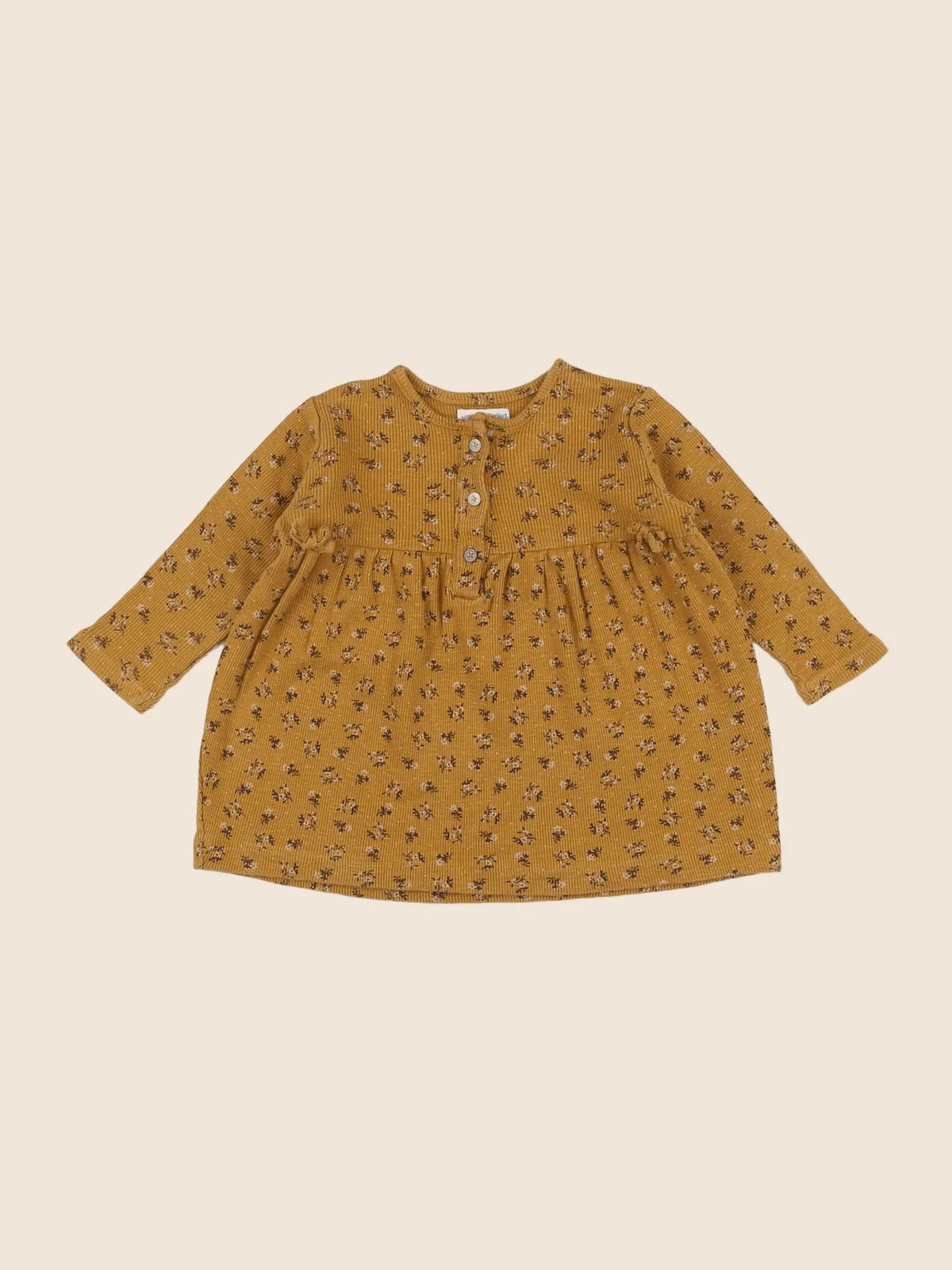 Vertbaudet - robe jaune - 18 mois