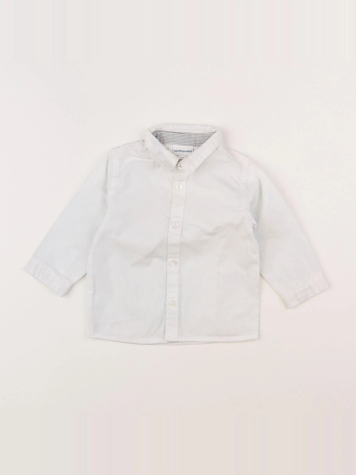 Vertbaudet - chemise blanc - 12 mois