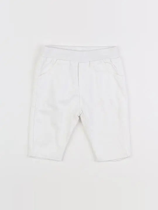 Jacadi - pantalon blanc - 6 mois