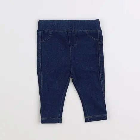 Vertbaudet - jegging bleu - 3 mois