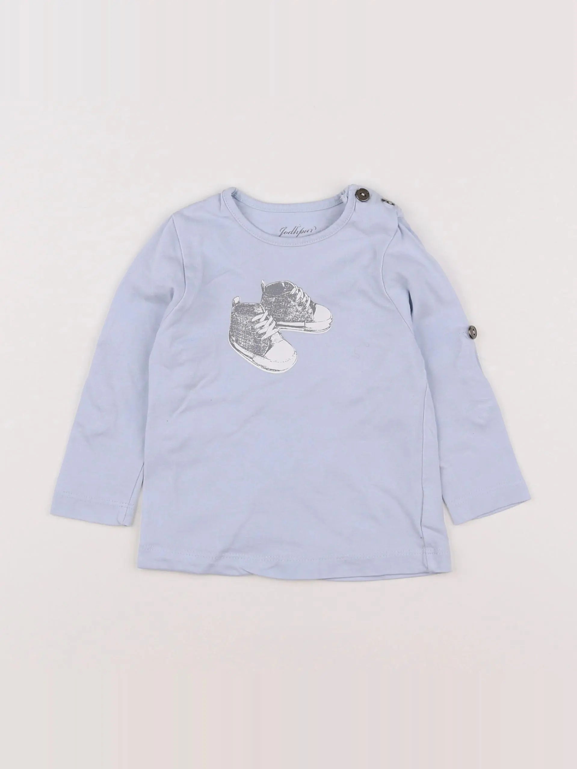 Jodhpur - tee-shirt bleu - 12 mois