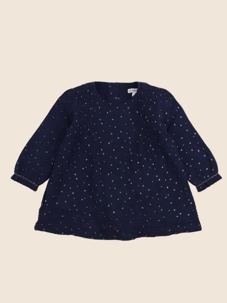 Vertbaudet - robe bleu - 2 ans
