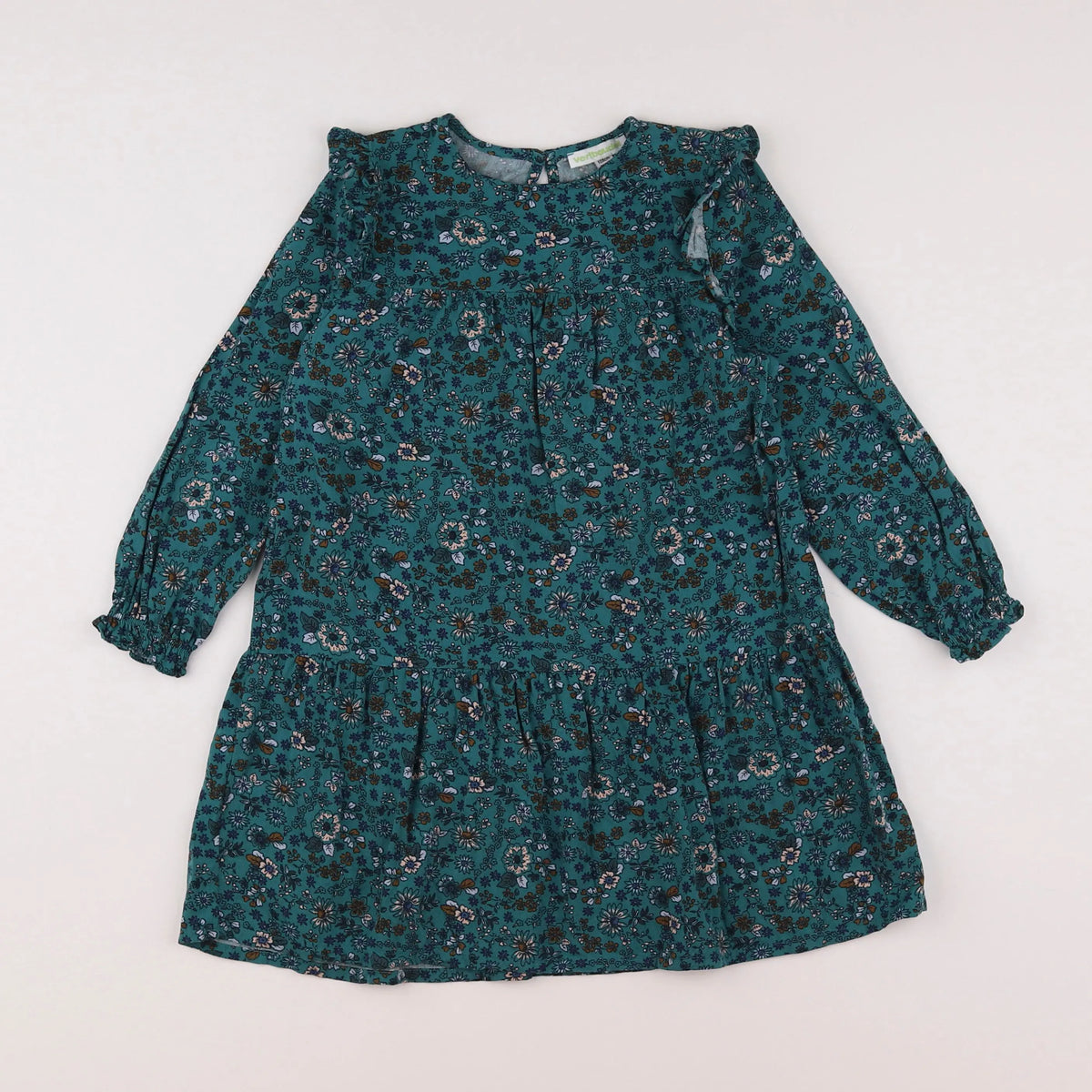 Vertbaudet - robe vert - 5 ans
