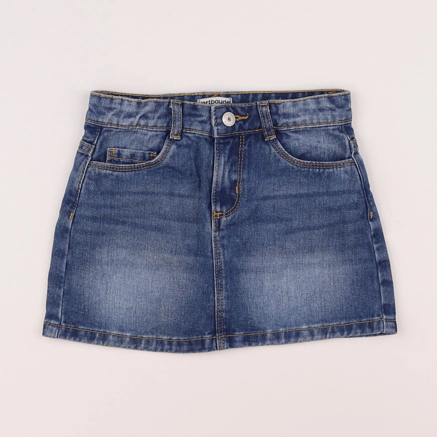 Vertbaudet - jupe bleu - 6 ans