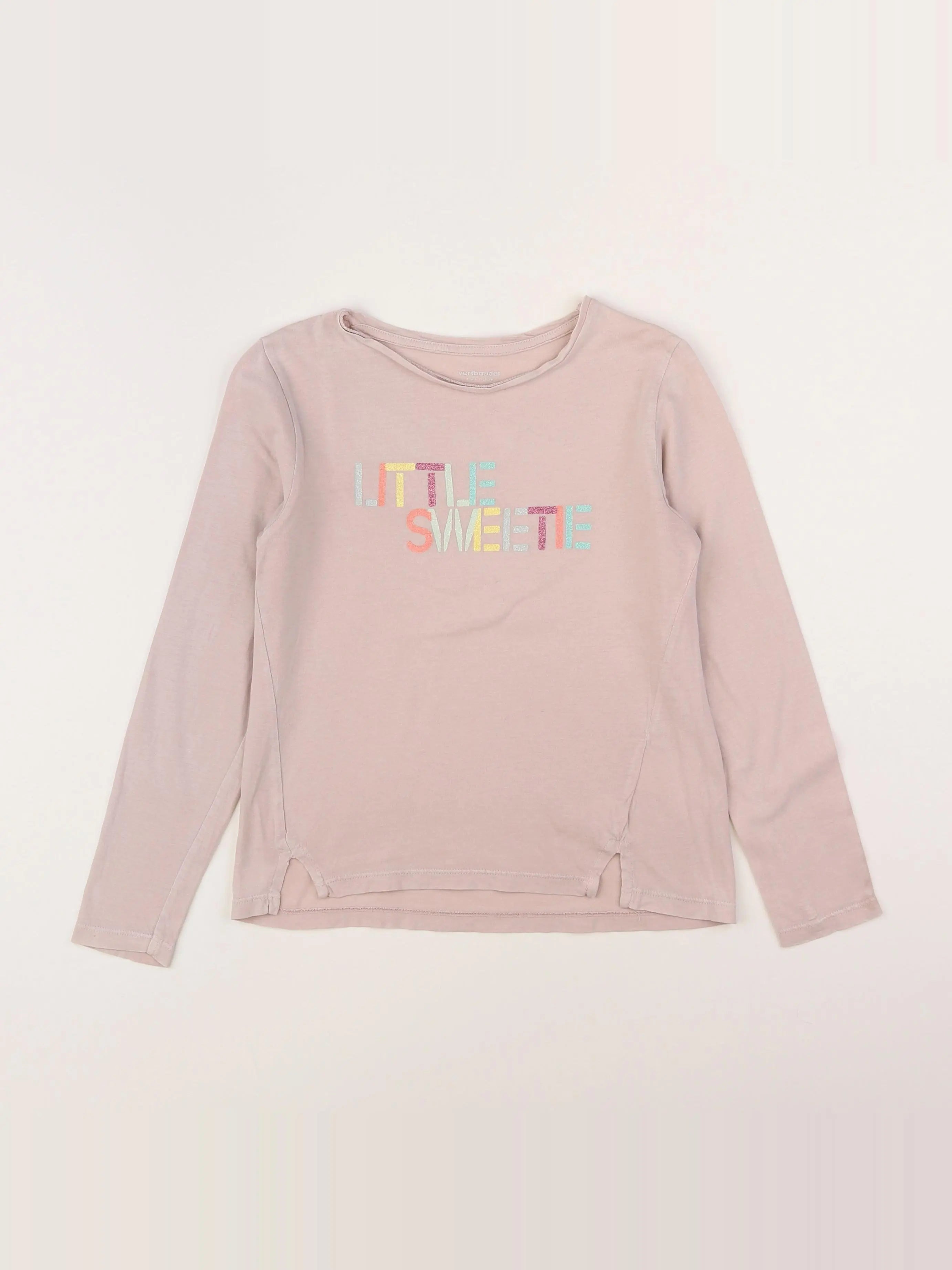 Vertbaudet - tee-shirt rose - 8 ans