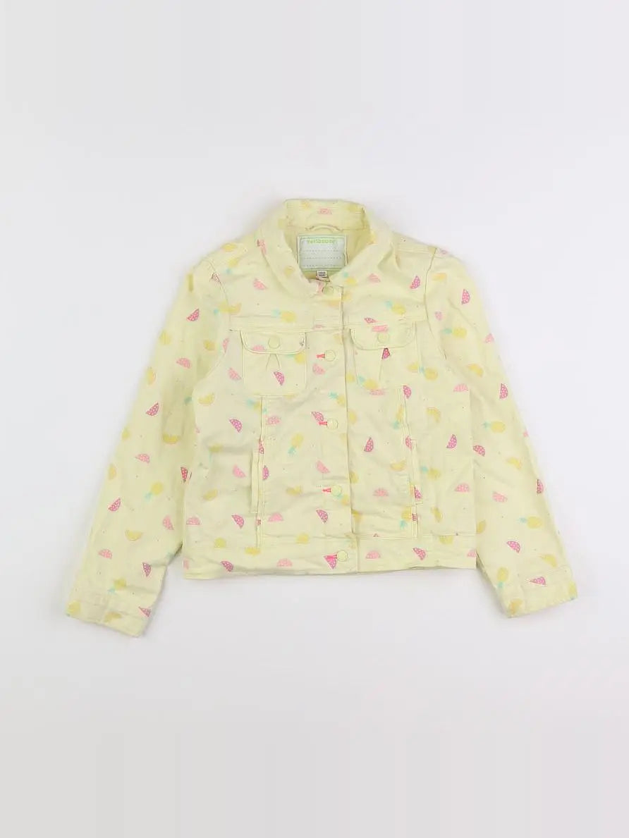 Vertbaudet - veste jaune - 8 ans
