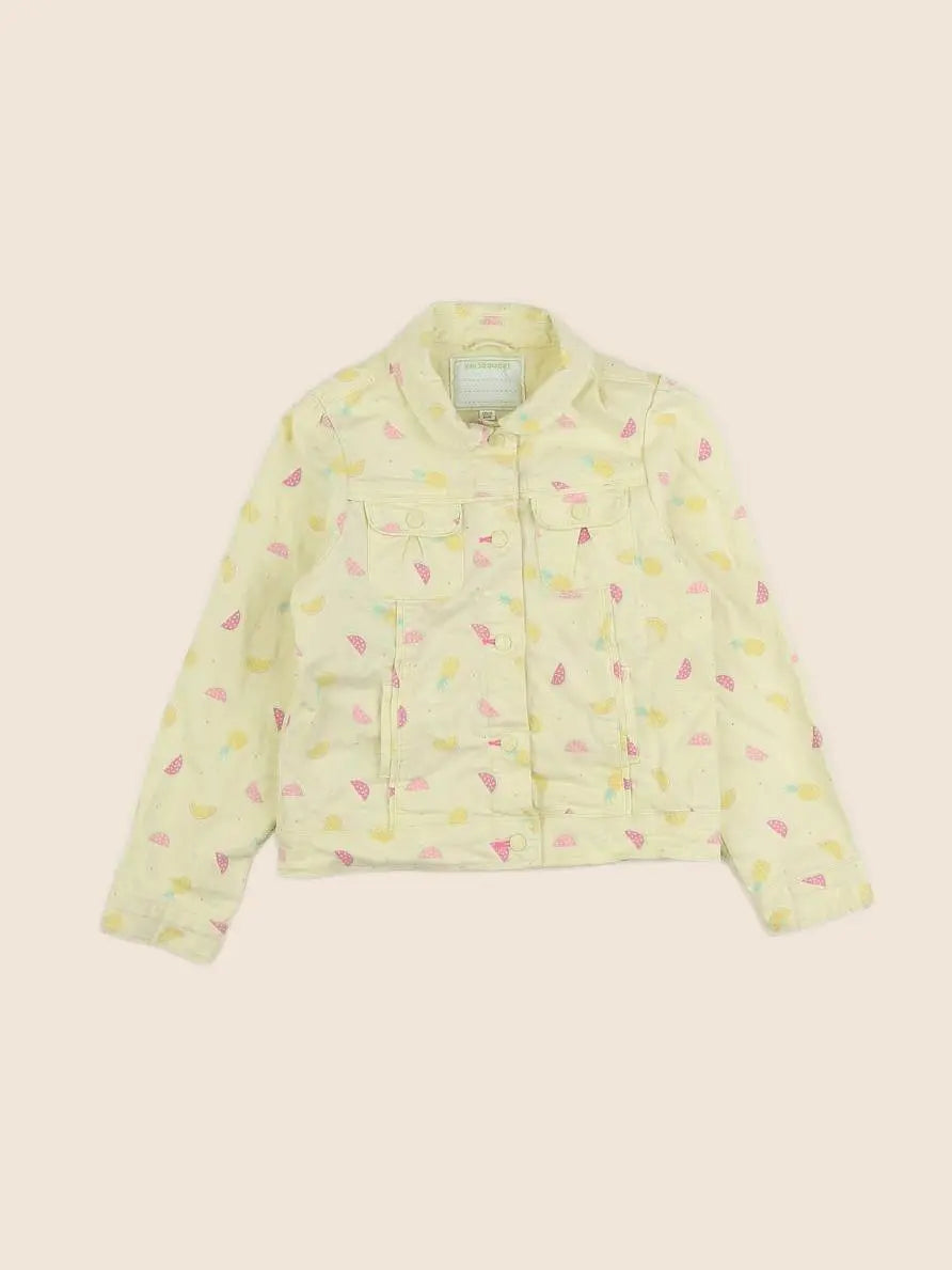 Vertbaudet - veste jaune - 8 ans