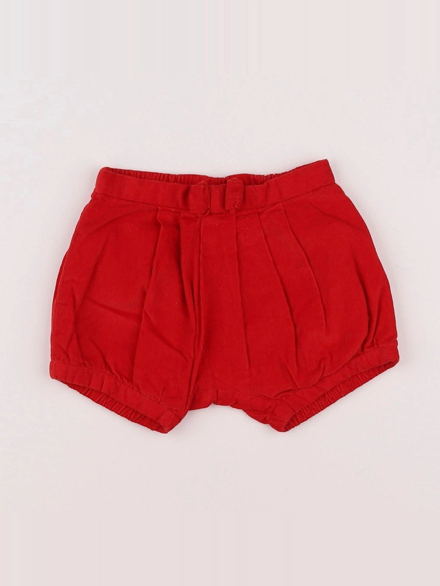 Jacadi - short rouge - 6 mois