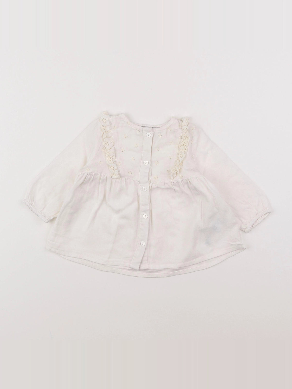 Cyrillus - blouse blanc - 6 mois