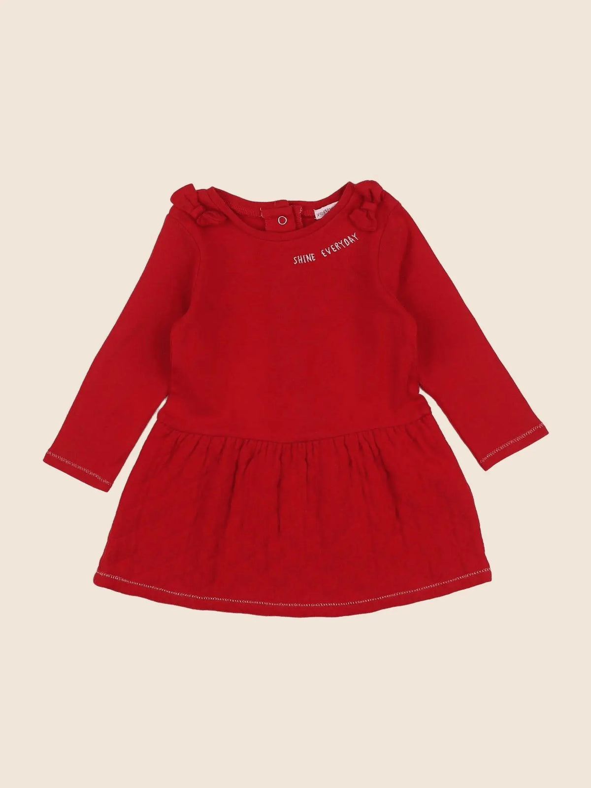 Vertbaudet - robe rouge - 18 mois
