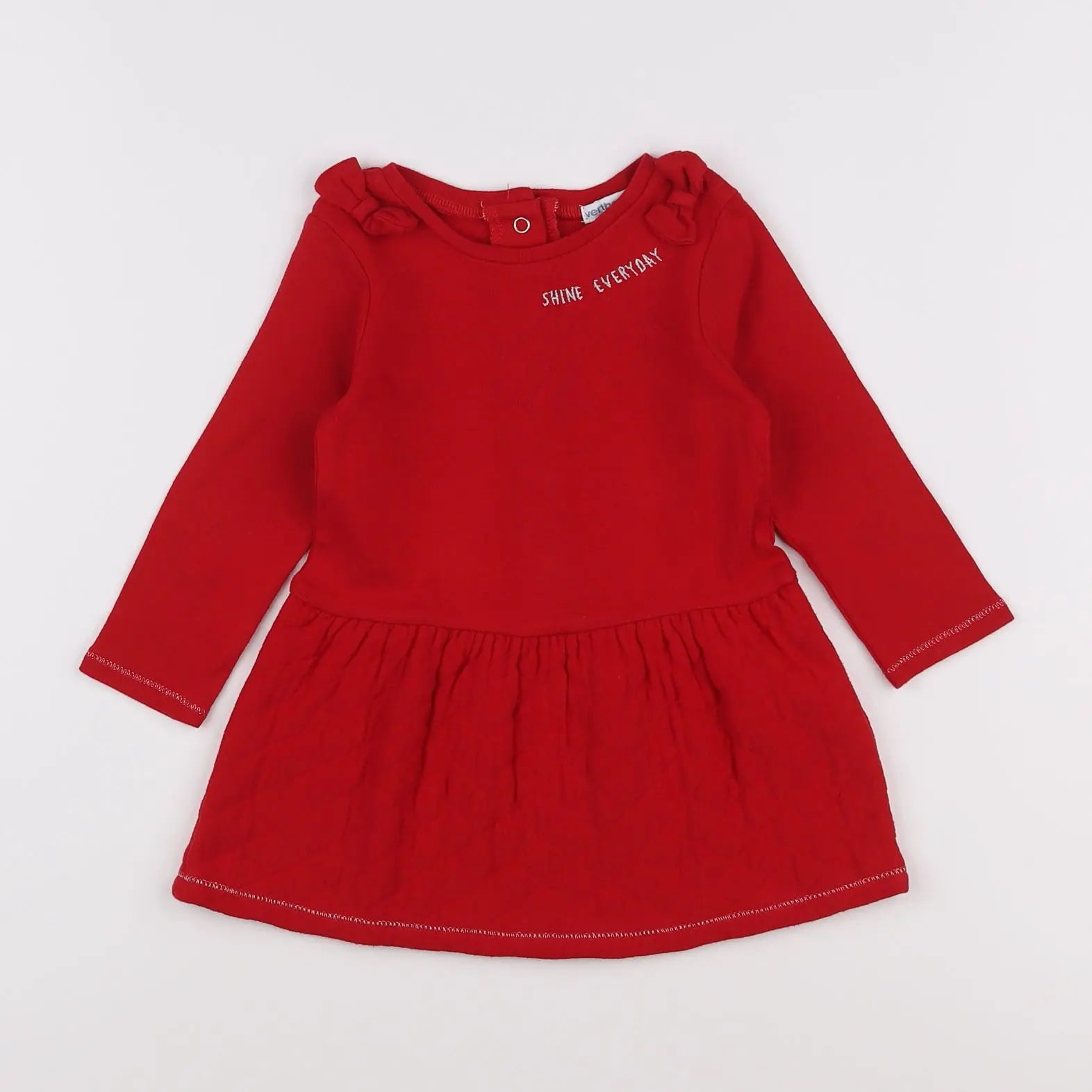 Vertbaudet - robe rouge - 18 mois