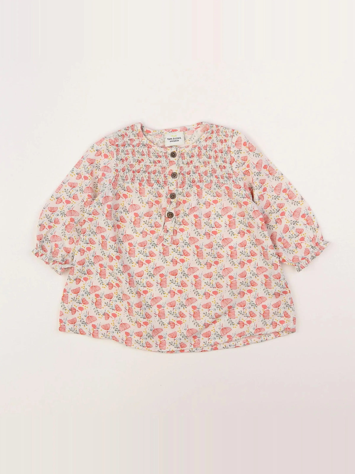 Tape à l'oeil - robe multicolore - 6 mois