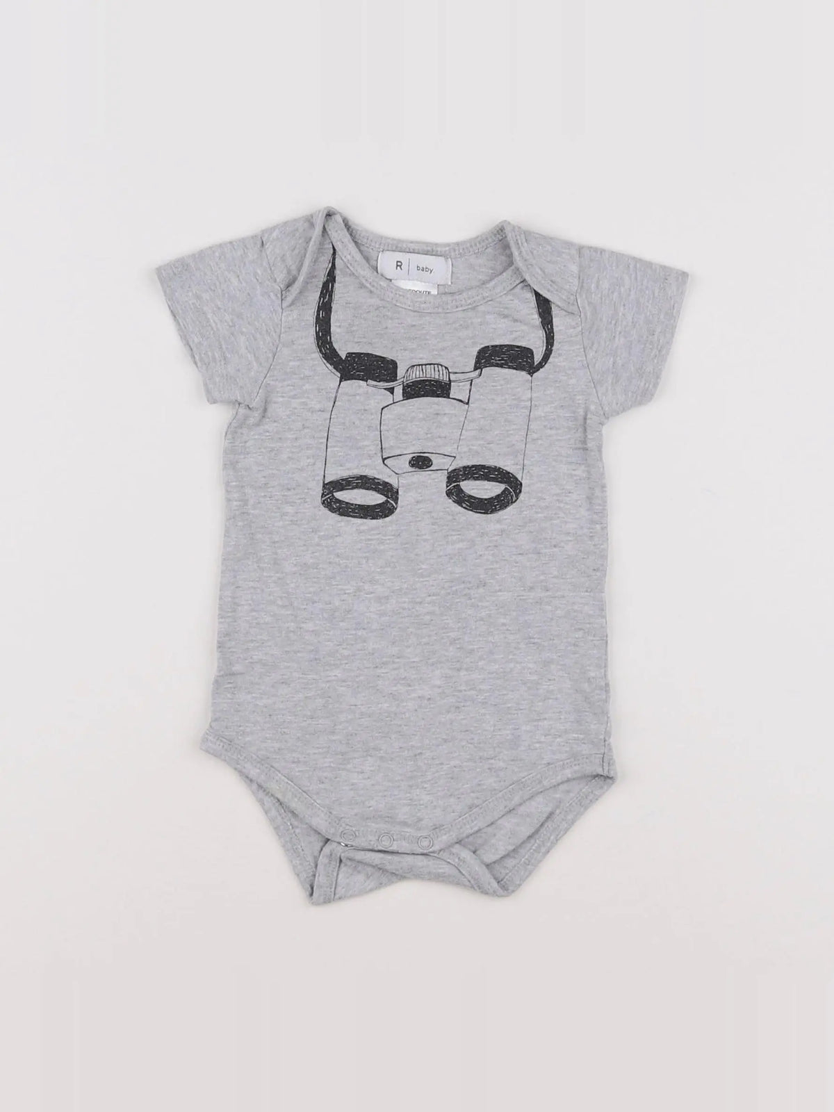 La Redoute - body gris - 6 mois