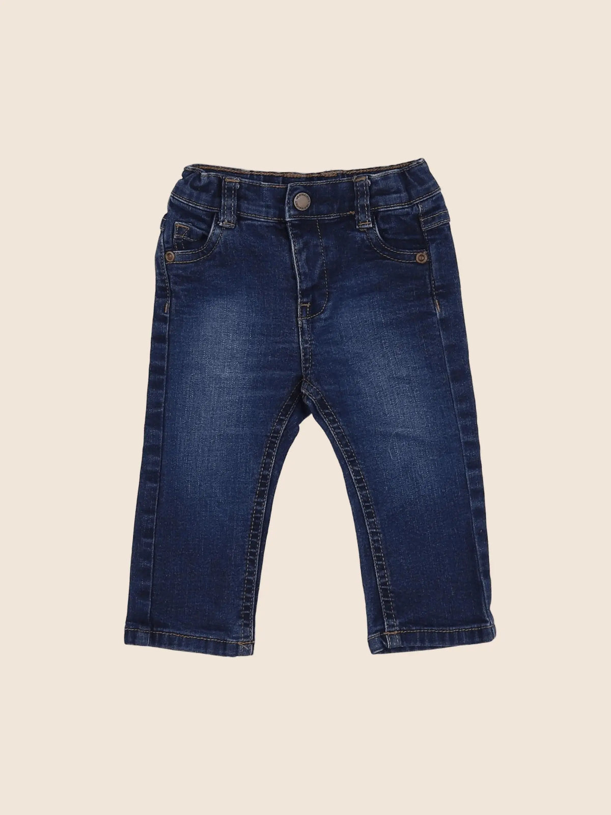 Vertbaudet - jean bleu - 6 mois