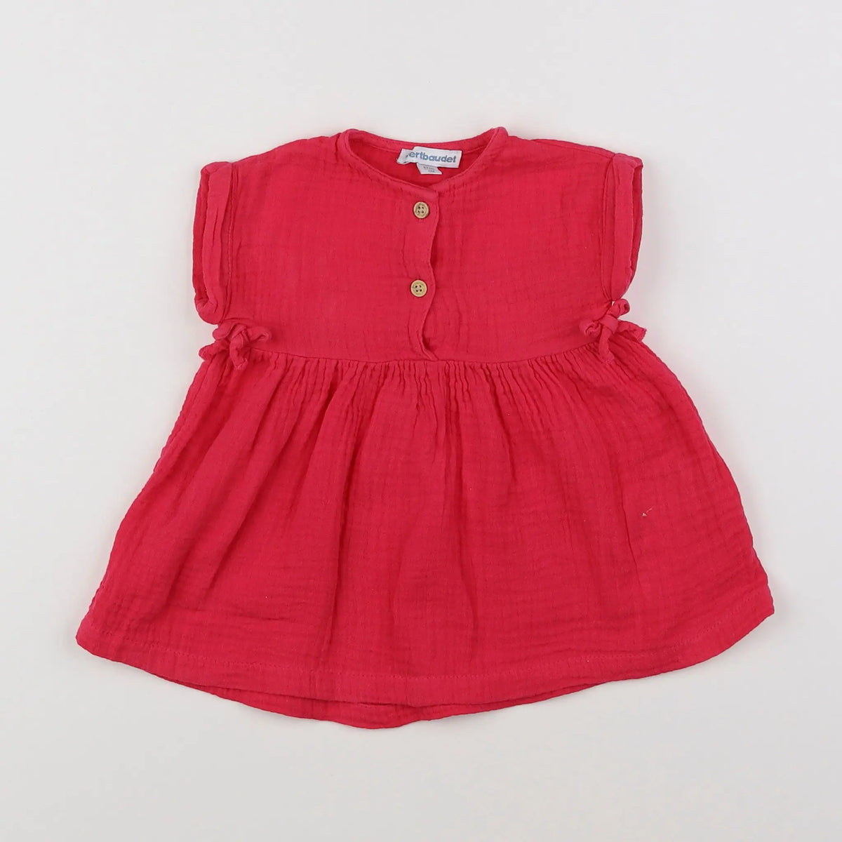 Vertbaudet - robe rose - 6 mois