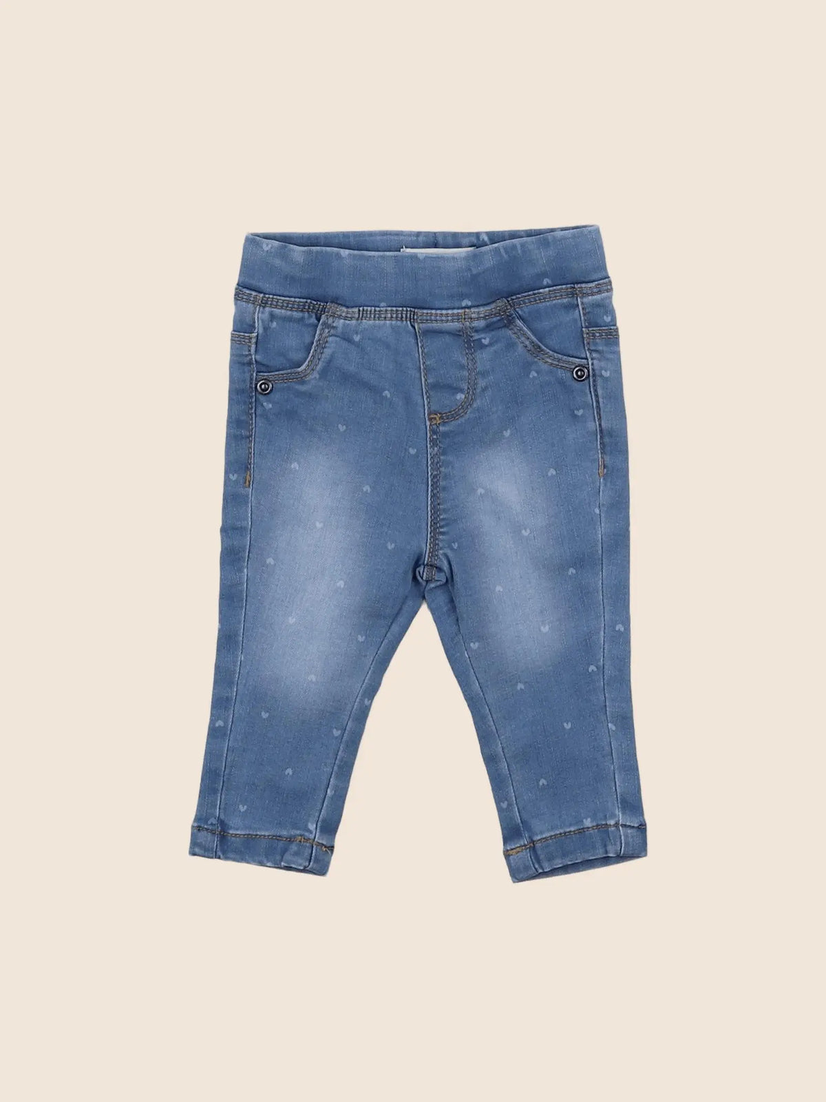 Vertbaudet - jegging bleu - 3 mois