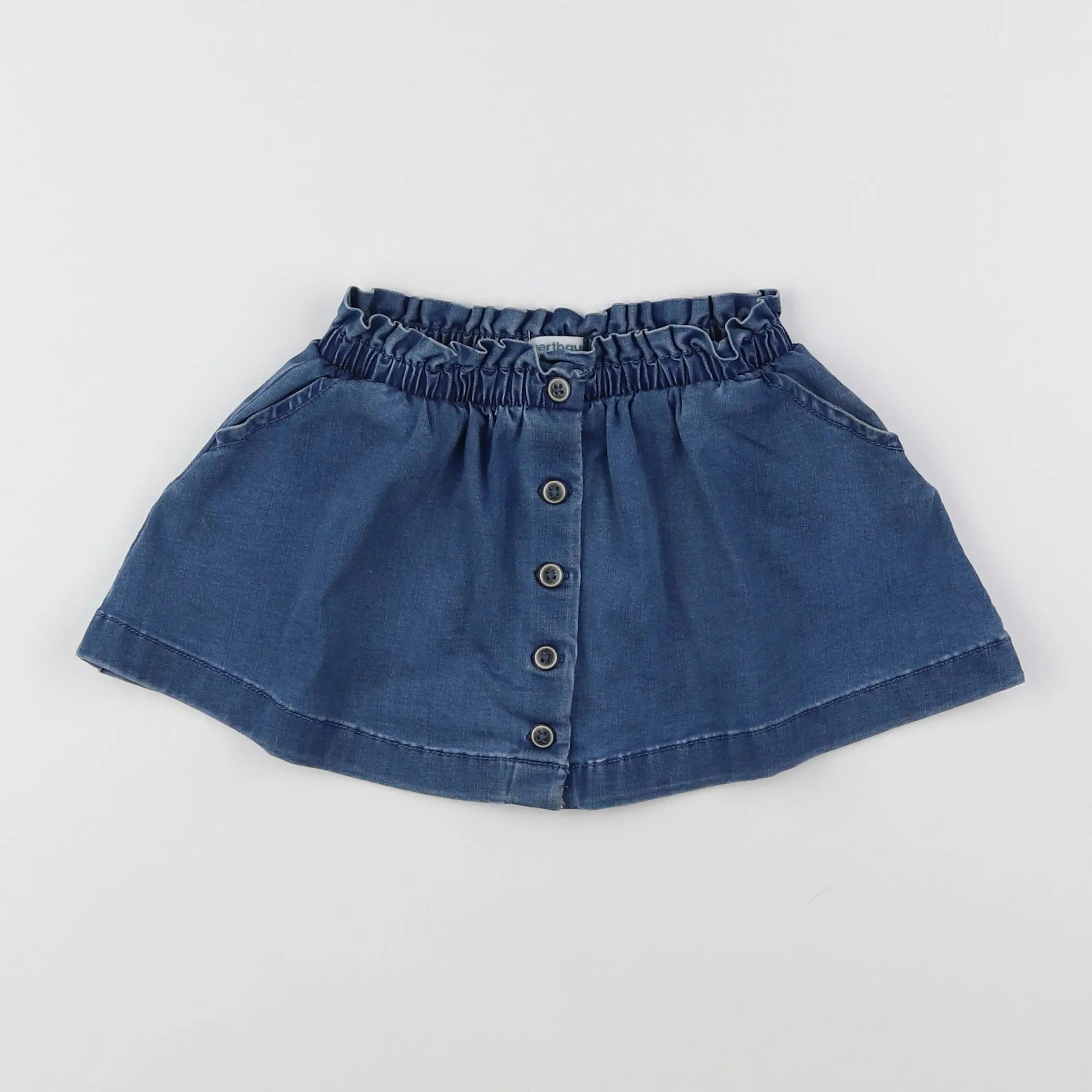 Vertbaudet - jupe bleu - 2 ans