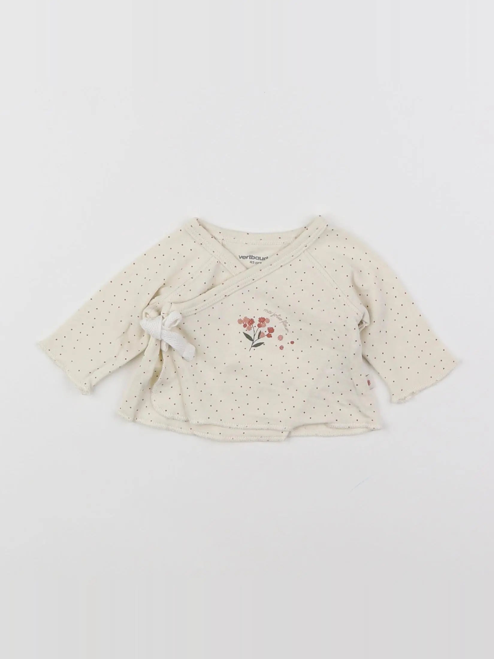 Vertbaudet - tee-shirt beige - Prématuré