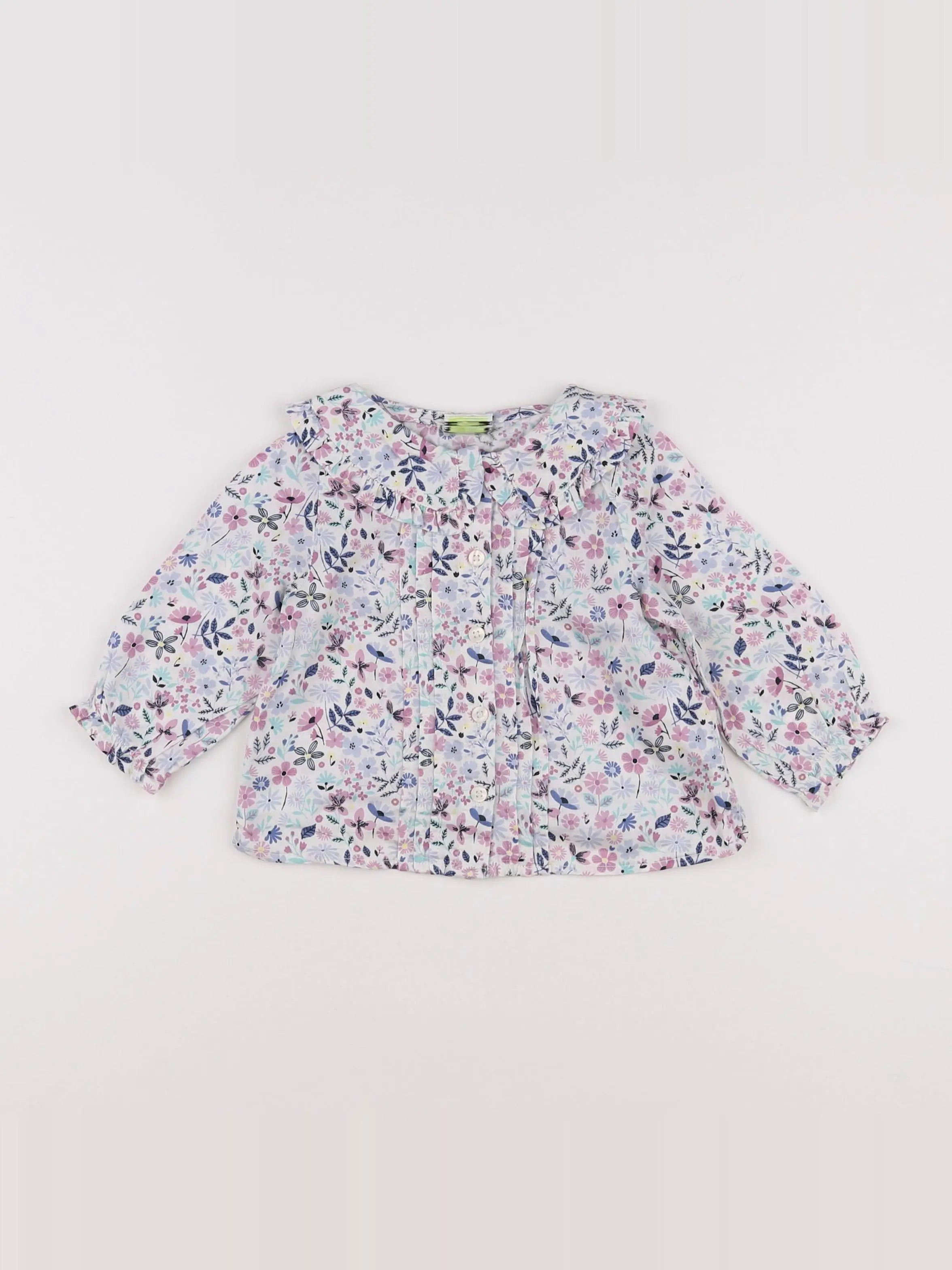 Tape à l'oeil - blouse multicolore - 9 mois