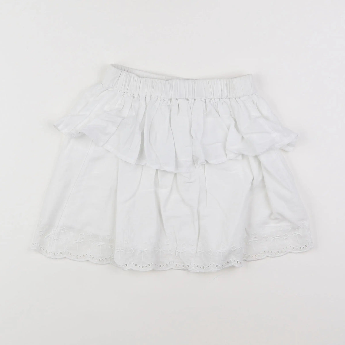 Vertbaudet - jupe blanc - 8 ans