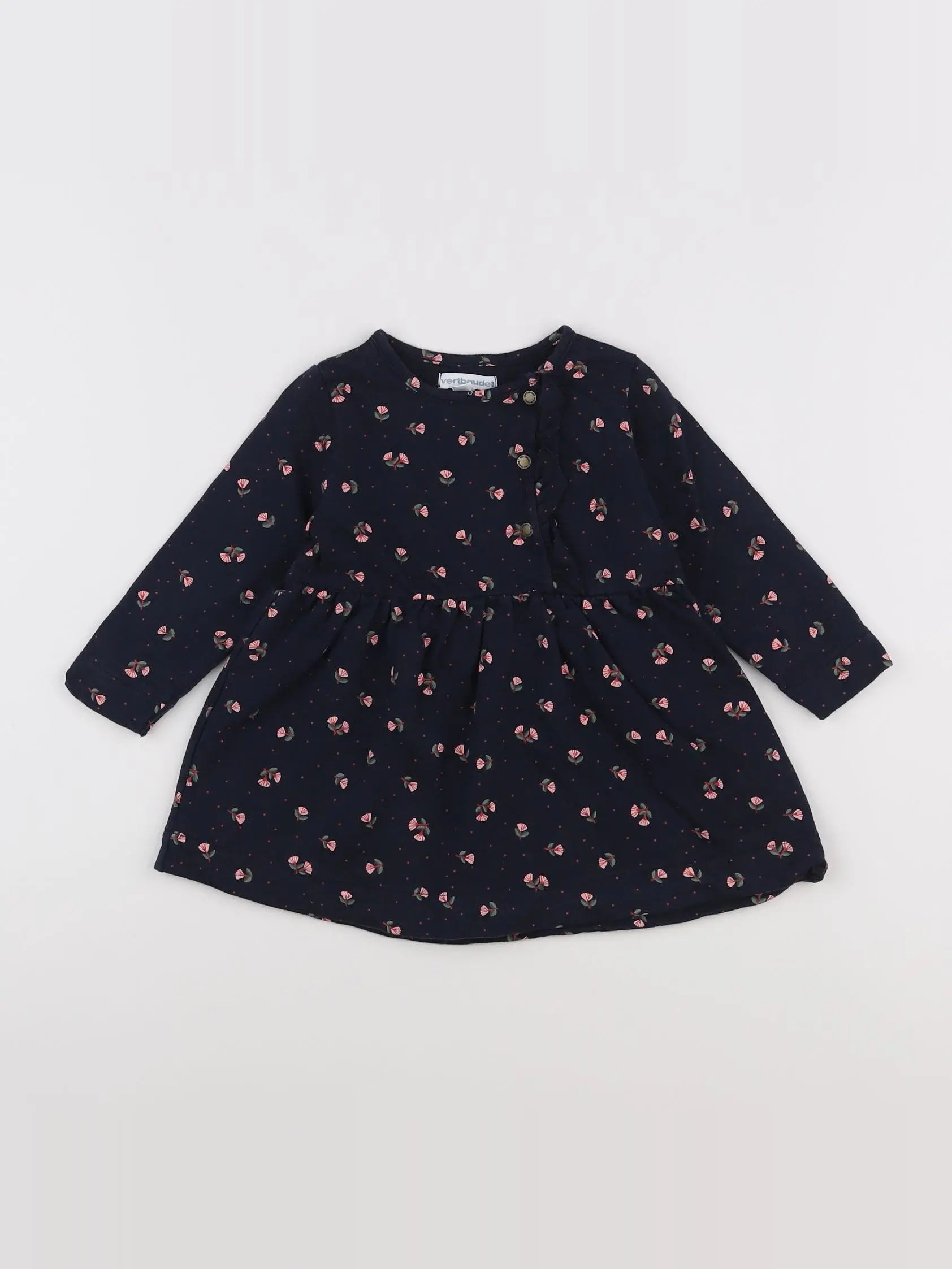 Vertbaudet - robe bleu - 18 mois