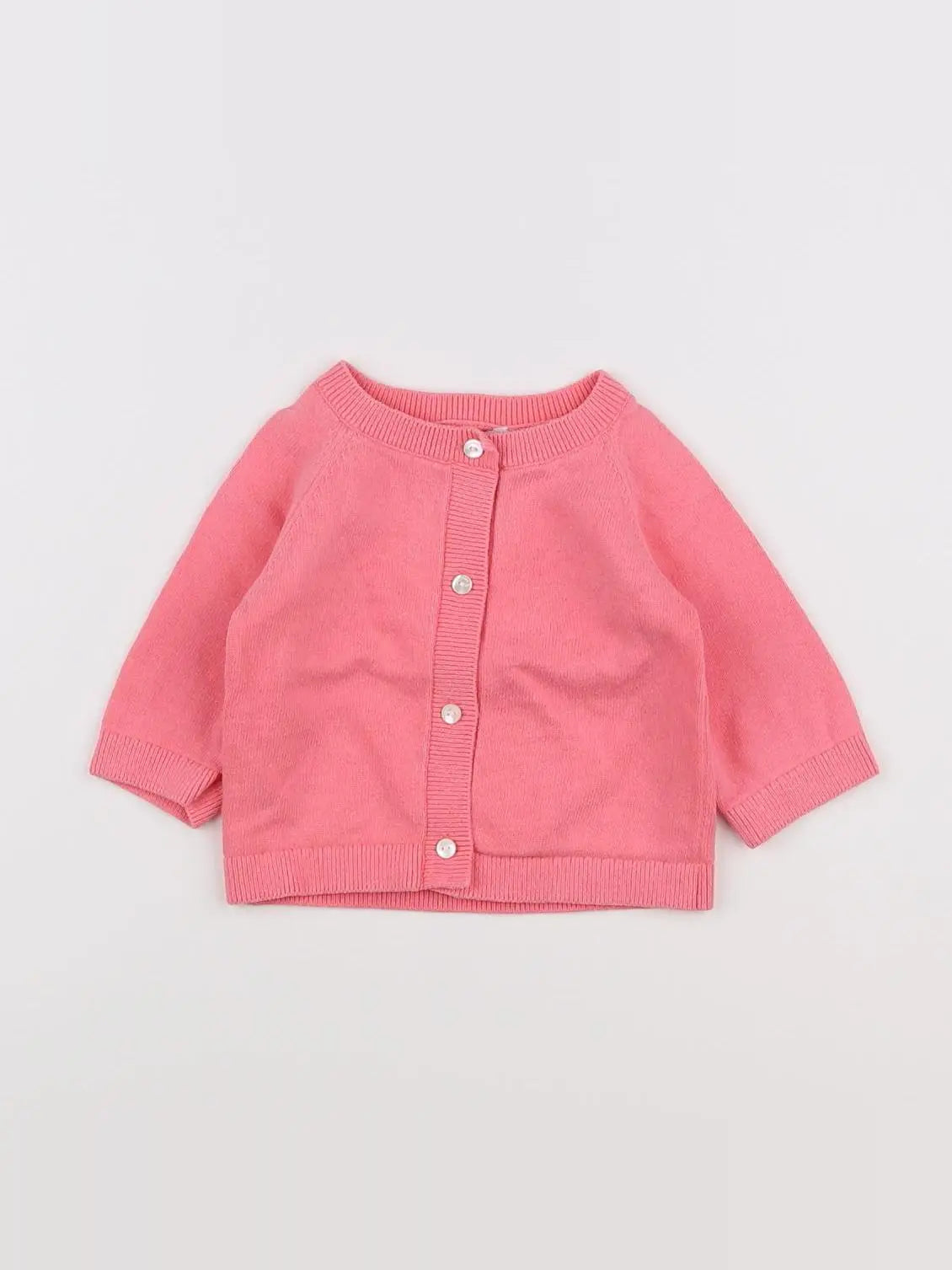 Jacadi - gilet rose - 3 mois